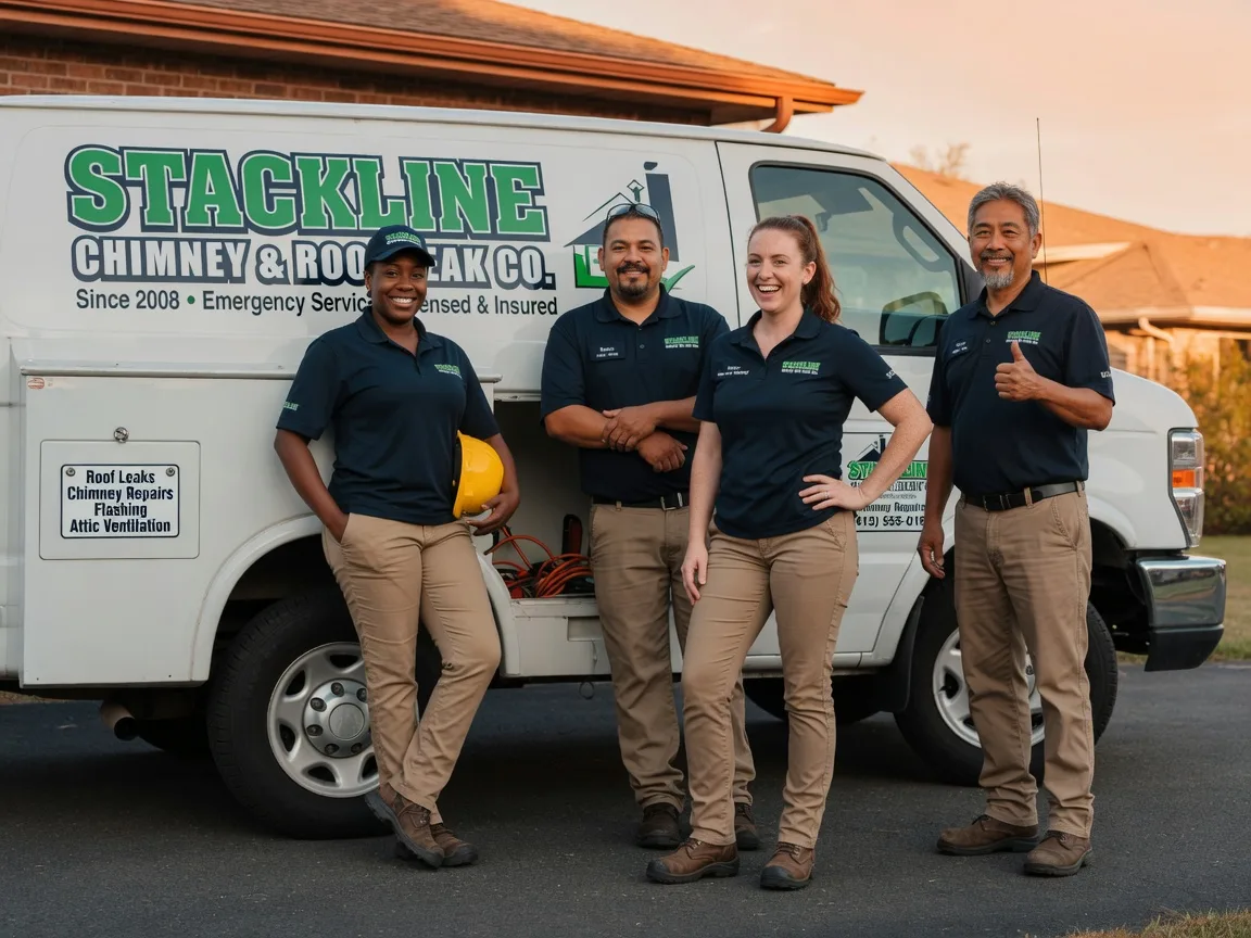 Chimney flashing repair company in Waynesville, IL
